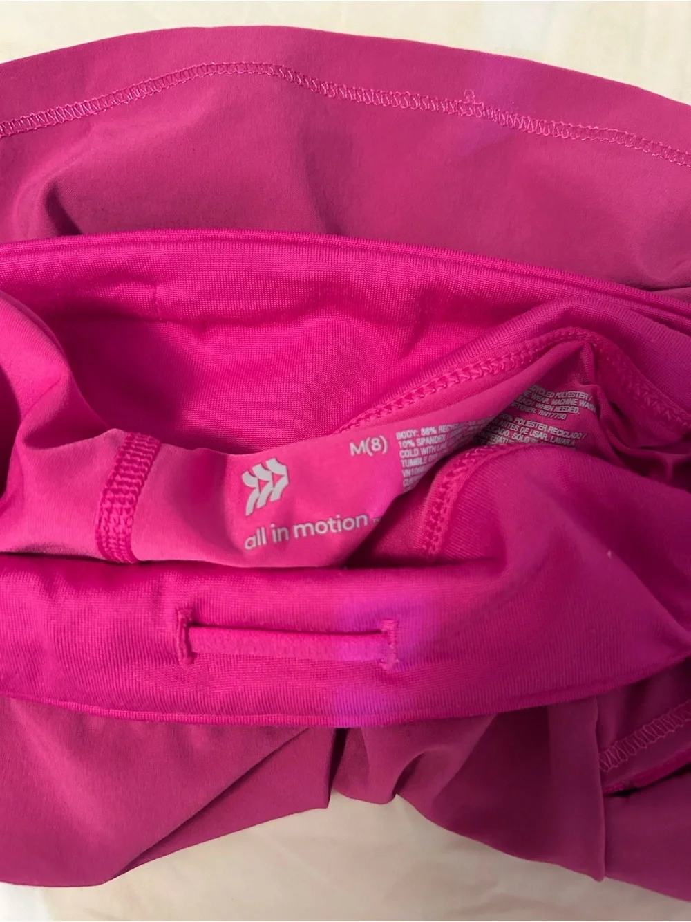 all in motion Hot Pink Athletic Skort with Liner